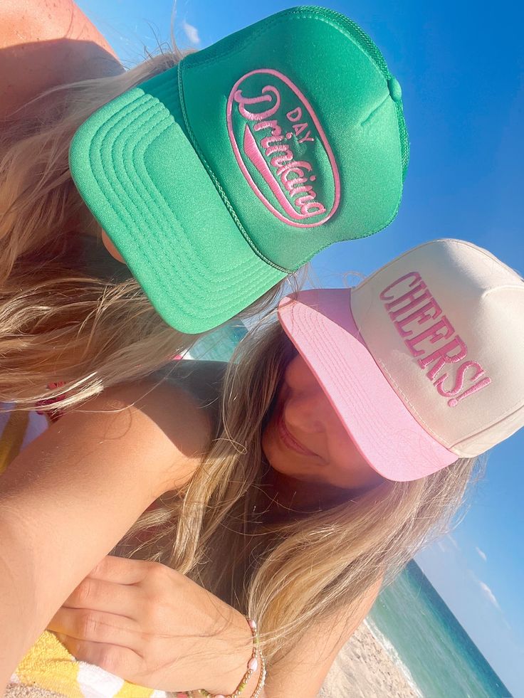 Cheers to our new favorite pink vintage trucker hat! Ships immediately :) Preorders will ship in two weeks Cheap Pink Trucker Hat, Cute Trucker Hats, Diy Trucker Hat, Boat Day Outfit, Support Day Drinking, Summer Trucker Hat, Cute Trucker Hat, Hat Business, Trucker Hat Fashion