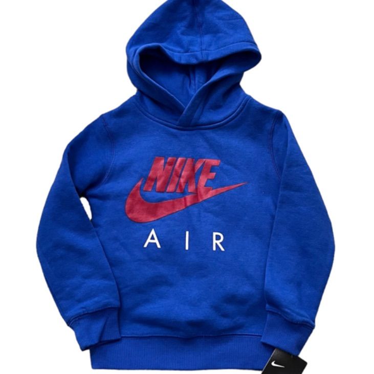 Boy’s Nike Jacket, New Blue Nike Hoodie For Fall, Nike Blue Hoodie For Fall, Blue Hoodie Outerwear With Ribbed Cuffs, Nike Blue Tops For Winter, Nike Blue Sweatshirt For Spring, Nike Long Sleeve Blue Sweatshirt, Nike Sweatshirt, Boys Nike, Nike Sweatshirts