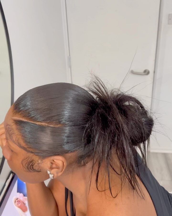 Frontal ponytail 😍😍😍 | Instagram Frontal Ponytail Hairstyles Low, Frontal Ponytail, Low Ponytail Hairstyles, Saved Pins, Low Ponytail, Natural Hairstyles, Black Girls Hairstyles, Protective Styles, Ponytail Hairstyles