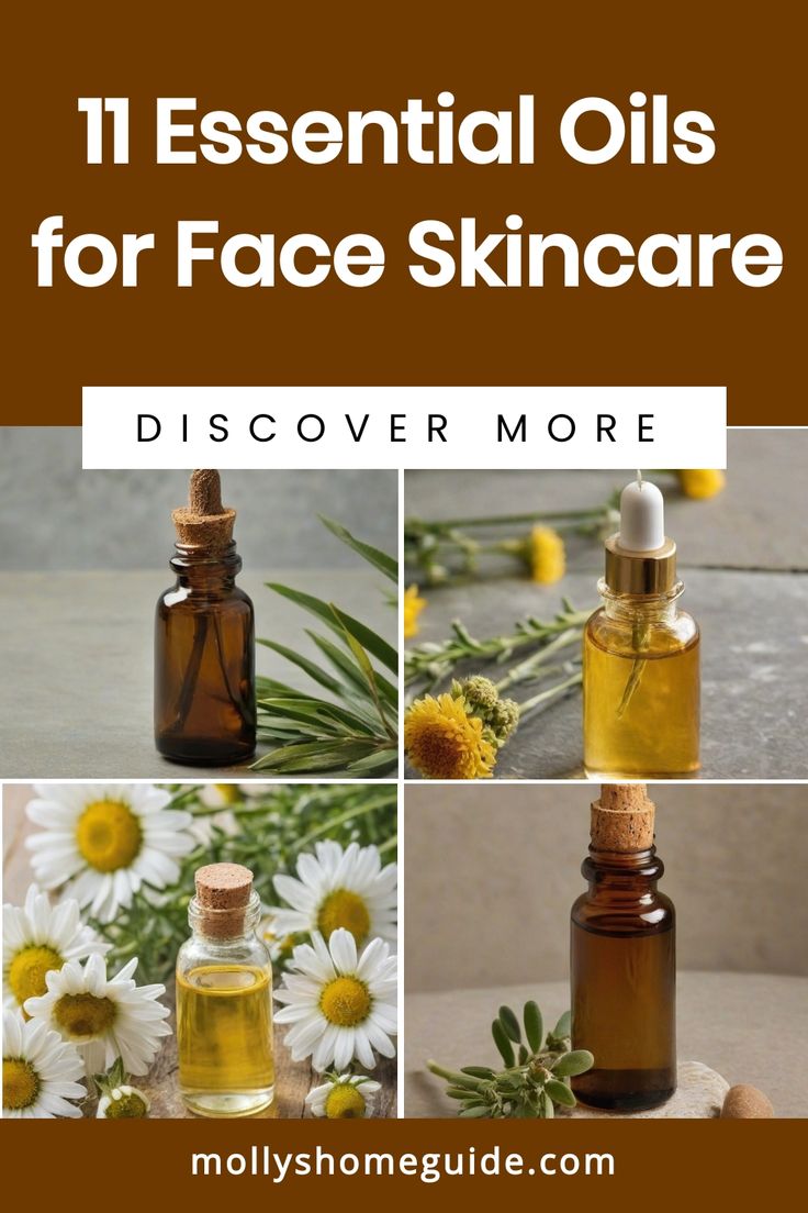 Discover the amazing benefits of using essential oils for face skincare. Whether you are looking to combat aging signs or achieve beautiful, glowing skin naturally, incorporating oils like Lavender, Lemon, Tea Tree, or Rose into your skincare routine can work wonders. Try creating your own DIY face serum with these best essential oils for skin care to address specific concerns like wrinkles and nourishing your skin. Natural Oils For Skin Skincare, Face Oil Skin Care Routine, Oils For Face Skincare, Essential Oils For Face Skincare, Oil For Face Skincare, Best Oils For Face, Best Essential Oils For Face, Best Essential Oils For Skin, Diy Face Serum