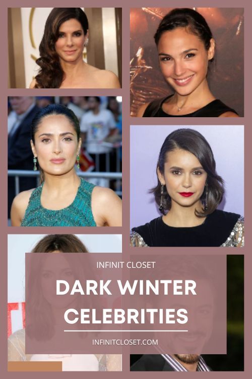 Dark Winter Pallette, Deep Winter Flamboyant Natural, Deep Winter Work Outfits, Dark Winter Neutrals, Deep Winter Vs Deep Autumn, Deep Winter Color Palette Clothes, Soft Deep Winter, Deep Winter Color Analysis, Dark Winter Celebrities