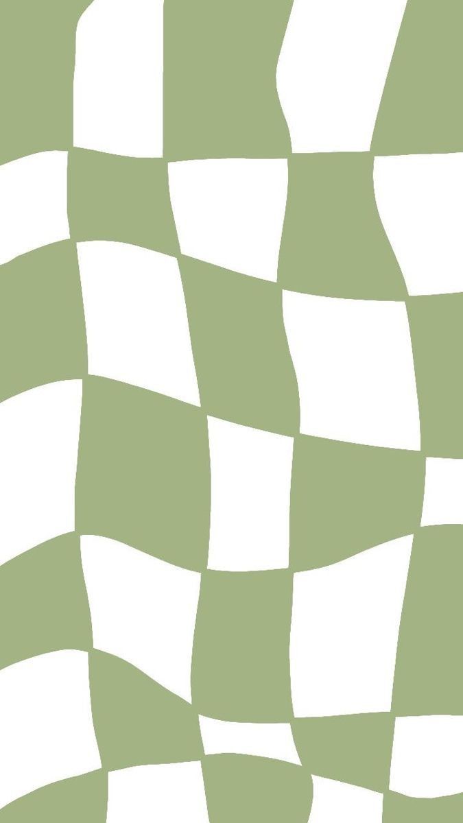 a green and white checkerboard pattern is shown