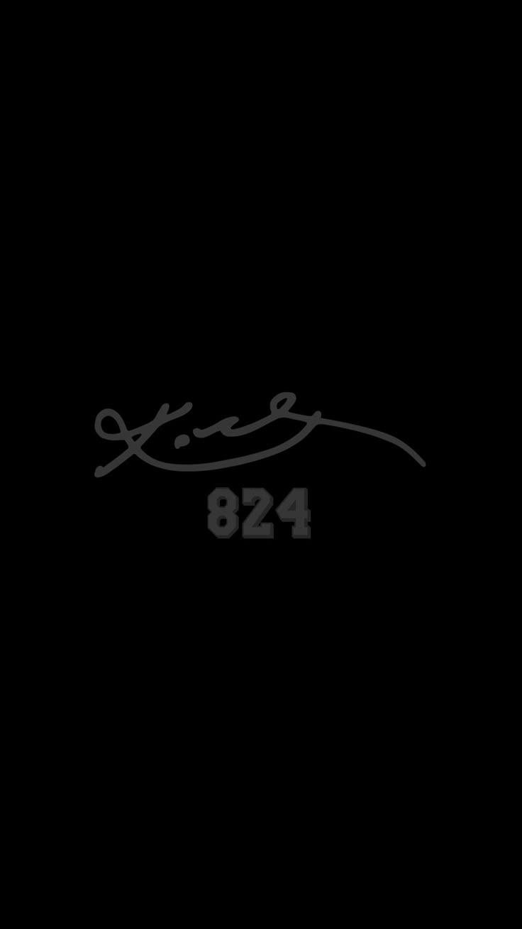 a black background with the words 824 written in cursive writing