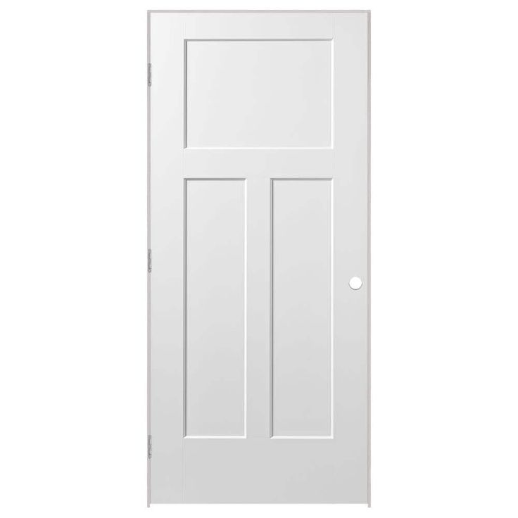 a white door on a white background