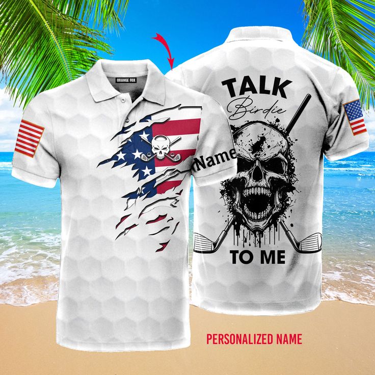 Cotton Polo Shirt With Sublimation Print For Golf, White Breathable Cotton Polo Shirt, Breathable White Cotton Polo Shirt, White Breathable Casual Polo Shirt, Casual White Breathable Polo Shirt, Breathable Cotton Short Sleeve Shirt, 3d Technology, Men Polo Shirt, Orange Fox