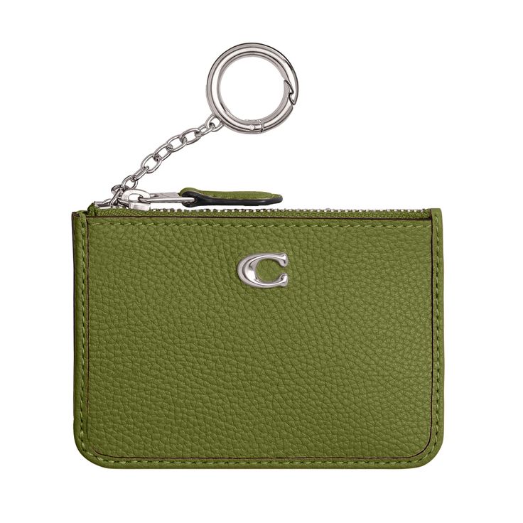 PRICES MAY VARY. Editor's Notes: A bold wallet crafted of polished pebble leather featuring a split keyring Refined Calf Leather: Get a feel for it. Our Refined calf leather is sophisticated & sleek - for a perfectly iconic Coach accessory On-the-go Essentials: This Mini Skinny ID case keeps keys, cards and other small essentials stylishly secure It's All in the Details: Credit card slot and ID window, Zip-top closure, fabric lining, Attached split key ring. 4 1/4' (L) x 3' (H) This is COACH: Ha Small Wallet With Key Ring, Coach Mini Wallet, 2024 Wishlist, Wallet Craft, Polished Pebble, Key Wallet, Fine Pens, Keychain Wallet, Luxury Wallet