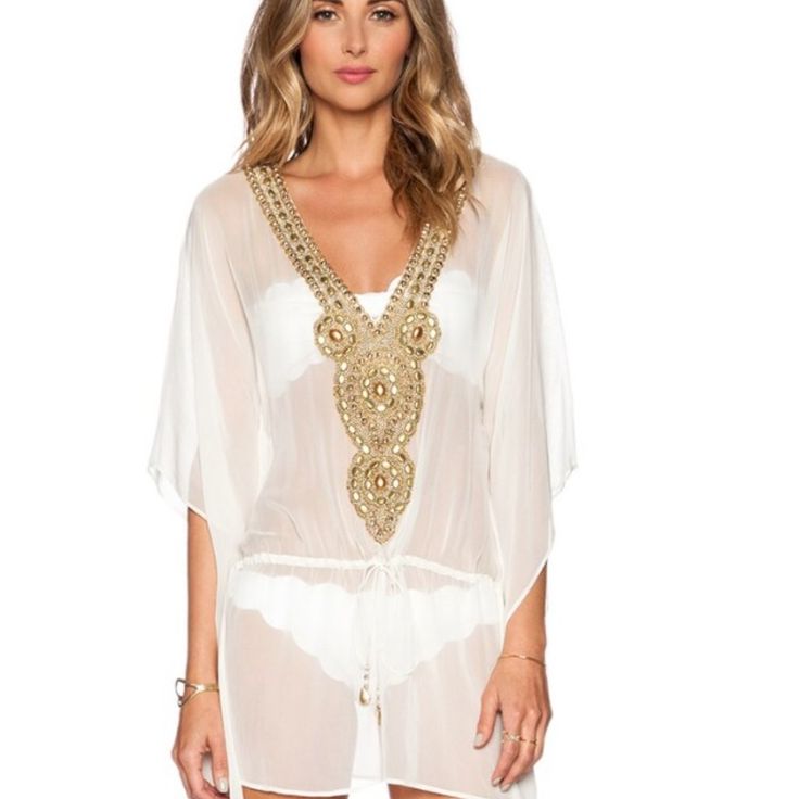 Reposhing This Item I Purchased From @Nycstyle124. Loved It, But Ready To Rotate For Something New. Questions? Leave A Comment Below! Resort Chic, Swimsuit Material, Summer Chic, Swimwear Cover Ups, Hem Style, Beachwear For Women, Revolve Clothing, Beach Resort, Beach Pool