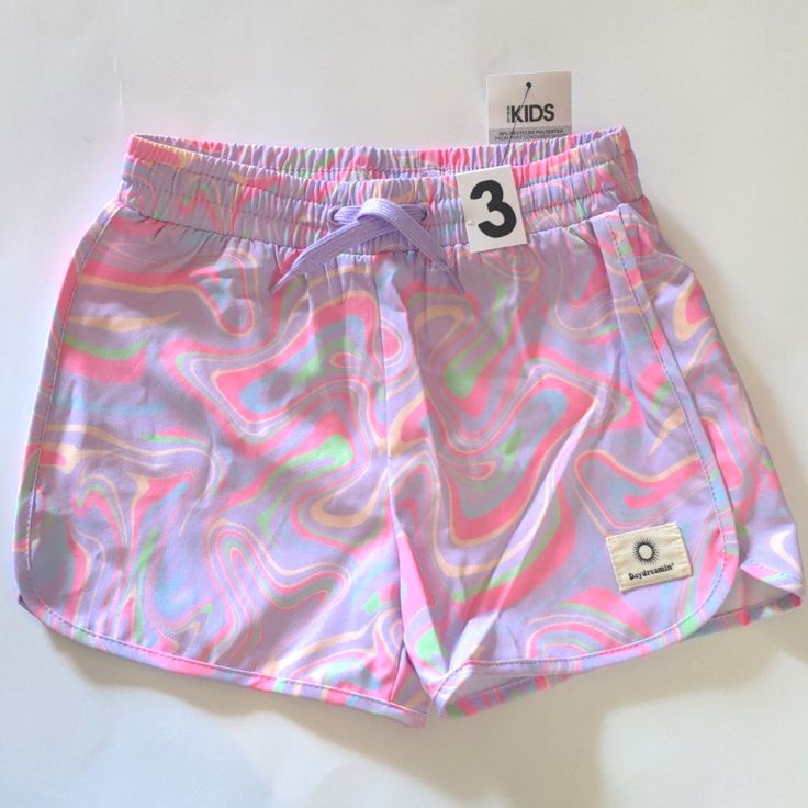 Size 3 New With Tags Rainbow Pastel Marble - Purple Pink Green Swim Shorts Hybrid Girl Shorts Euro Swim Tags For More Coverage: Zara Disney Mickey Frozen Winter Ivy Carhartt Carter's Harlow Mule At Noon Childhoods Little Wedgies Kyte Baby Forever 21 Urban Outfitters Slouch Headwear Radrev Pink Lily Fawn Design Dagne Dover Levi's Roolee Gigi Pip Kate Quinn H&M Nike Mebie Baby Cotton On Posh Peanut Harlow Mule At Noon Gap H&M Kortni Jeane Swimzip Rufflebutts Rags Zara Pottery Barn Disney Krista Ho Playful School Shorts With Pockets, Playful Pink Shorts With Pockets, Purple Bottoms For Playwear In Spring, Pink Playtime Shorts, Purple Cotton Bottoms For Playtime, Playful Purple Bottoms For Spring, Cute Purple Cotton Shorts, Multicolor Short Bottoms For School, Cute Purple Shorts For Spring