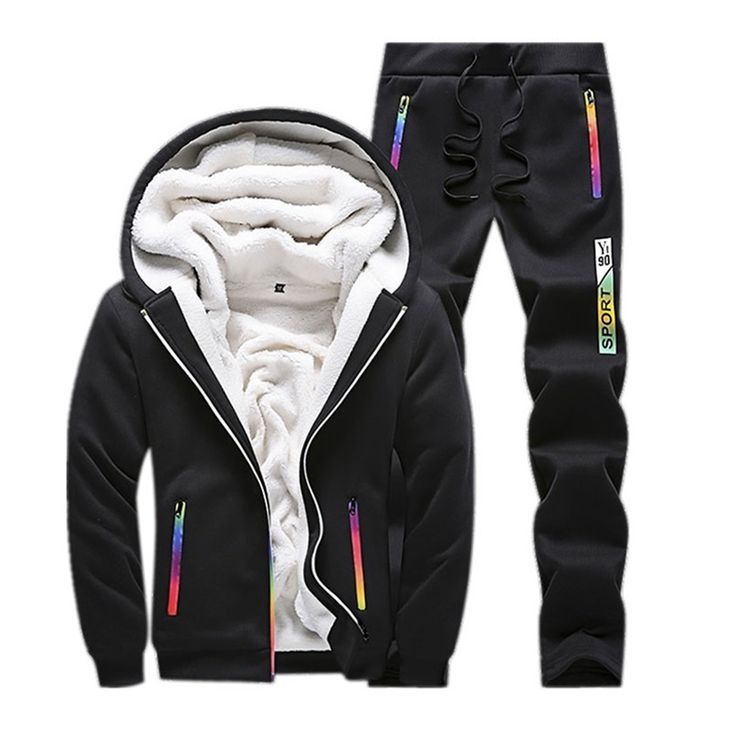 Gender: Men Item Type: Hoodies Item Type: Sweatshirts Sleeve Style: REGULAR Clothing Length: Short Hooded: Yes Collar: Hooded Model Number: Sports Wear Suits Men Material: Polyester Sleeve Length(cm): Full Pattern Type: Print Type: Loose Thickness: Thick Closure Type: zipper Detachable Part: NONE Style: Casual ASIAN SIZE D76: Full Refund if you don't receive your order Gender: Men Style: Fashion Winter Tracksuit Men Sporty Hooded Winter Tracksuit, Sporty Fleece Tracksuit For Winter, Sporty Winter Fleece Tracksuit, Winter Cotton Tracksuit For Loungewear, Cotton Winter Tracksuit For Loungewear, Casual Fleece Tracksuit For Winter, Winter Sweats With Pockets, Hooded Fleece Tracksuit For Winter, Winter Cotton Tracksuit With Ribbed Cuffs