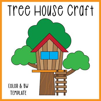 the tree house craft is an easy and fun activity for kids