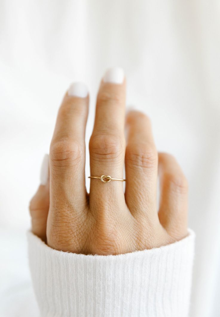 Simple 14k Gold Filled Stackable Rings, 14k Gold Filled Midi Promise Rings, Minimalist 14k Gold Teardrop Ring, Dainty Teardrop Adjustable Rings, Modern Twist Midi Promise Ring, Minimalist Teardrop Ring For Everyday, Minimalist Teardrop Stackable Jewelry, Minimalist Teardrop Stackable Rings As Gift, Dainty Infinity Stackable Promise Rings