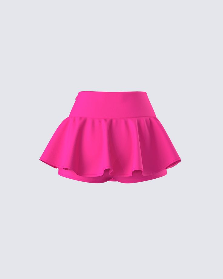 Name something more iconic than a pink ruffled skort…we’ll wait 💅 Made from crepe fabric, this piece is complete with built-in shorts and a fit and flare style for a look that's versatile and cute enough for any occasion 😌 Pink Mini Skirt With Built-in Shorts, Spring Swim Skirt With Built-in Shorts, Chic Tiered Skort With Built-in Shorts, Summer Pink Tennis Skirt With Built-in Shorts, Fitted Pink Tennis Skirt With Built-in Shorts, Fitted High-waisted Tennis Skirt With Built-in Shorts, Pink Skirt With Built-in Shorts, Chic Tiered Skirt With Built-in Shorts, Spring Flared Mini Skirt With Built-in Shorts