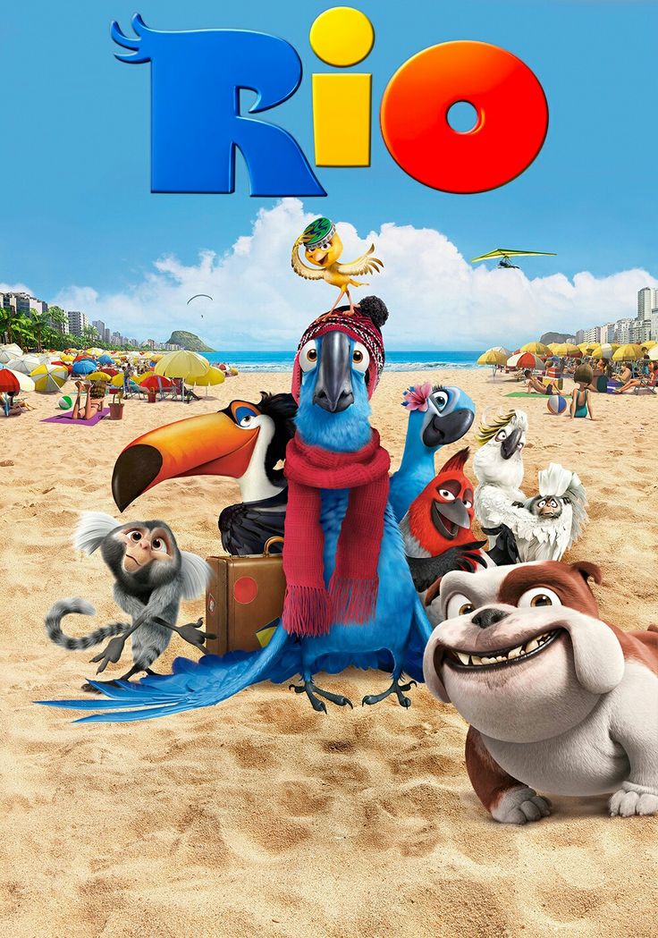 the rio movie poster with many characters