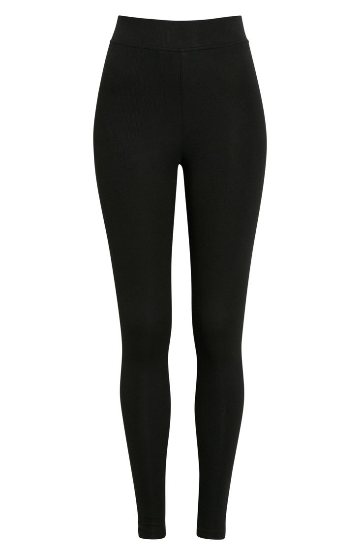 Stay warm and cozy, whether you're lounging at home or running errands, in these high-waist leggings that are fashioned out of a soft and stretchy fabric. 95% modal, 5% spandex Hand wash, dry flat Imported Png Leggings, Leggings Png, Garage Clothes, Preppy Leggings, Celana Leging, Aesthetic Leggings, Primark Leggings, Plain Black Leggings, Legging Adidas