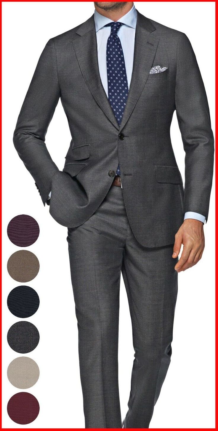 Medium Gray Suit 42R X 36 Waist Regular Formal Casual Work Classic Wedding Suits Formal Suits For Interview Men, Gray Suit Ideas For Men, Charcoal Gray Suit Combinations, Men Dark Grey Suit, Charcoal Gray Suits For Men, Charcoal Suits For Men, Mens Suit Combinations, Men Gray Suit Outfit, Dark Grey Suit Men Combination