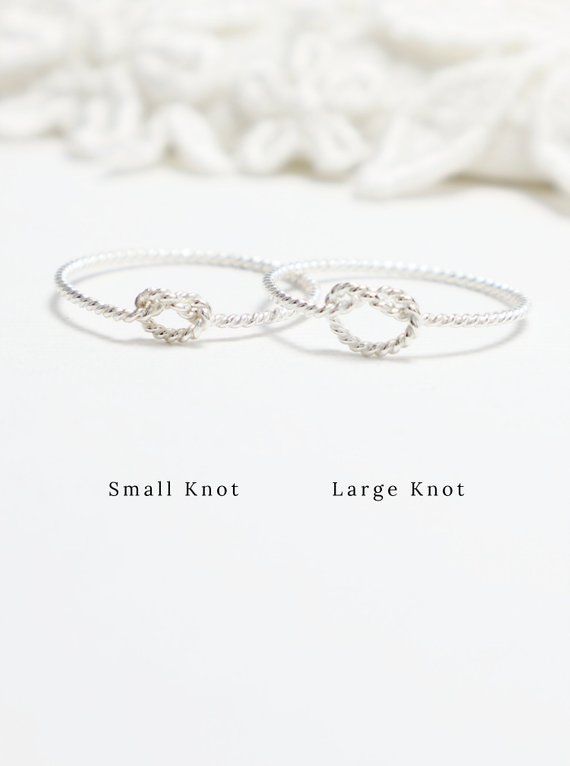 Dainty Silver Twist Knot Ring, Promise Love Rings For Women, Sister Mother Daughter Rings, Gift For Elegant Nickel Free Midi Rings For Anniversary, Elegant Nickel-free Midi Rings For Anniversary, Dainty Hypoallergenic Midi Rings For Wedding, Nickel-free Sterling Silver Rings For Wedding, Nickel-free Sterling Silver Wedding Rings, Adjustable Rings For Wedding And Mother's Day, Dainty Hypoallergenic Stackable Rings For Wedding, Dainty Hypoallergenic Stackable Wedding Rings, Dainty Handmade Midi Rings For Wedding