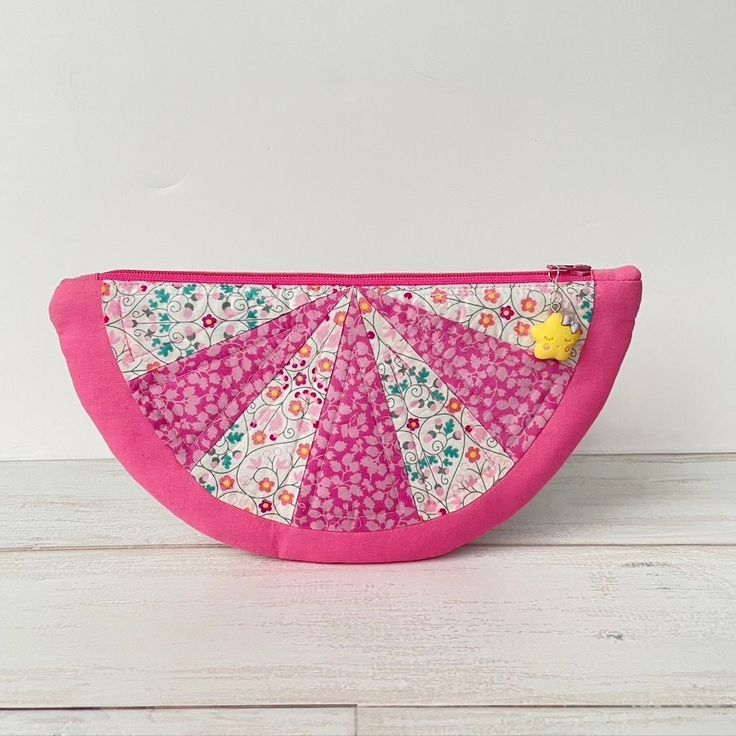 "Pink Citrus Zipper Pouch  *This listing is for the Pink version* Size 9 1/2\" wide x 5\" tall This fun zipper pouch is the perfect size for pencils or would make a great makeup bag.  Pouch is fully lined with a pink micro dot. Made with 100% cotton lawn Liberty prints. Solid pink is 100% cotton Hand washable" Liberty Prints, Great Makeup, Liberty Print, Coin Purses, Purse Pouch, The Pink, Zipper Pouch, Makeup Bag, Seattle