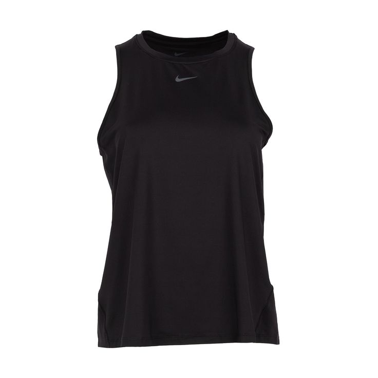 The One Classic Dri Fit Women's Tank is highly versatile, designed for both gym sessions and casual wear with its versatile look. Its tight fit contours to your body shape, providing a flattering silhouette. Crafted with Dri-FIT material, it ensures you stay dry and comfortable even during intense workouts. Tank. Nike-branded. Dri-FIT. Color options: black, playful pink. Nike Moisture-wicking Running Activewear, Nike Sweat Resistant Sportswear, Nike Sweat-resistant Athleisure Activewear, Nike Activewear With Athletic Fit For Sports, Nike Go-dry Sportswear Activewear, Nike Functional Compression Activewear, Black High Stretch Functional Tank Top, Nike Compression Activewear With Moisture-wicking, Nike Compression Moisture-wicking Activewear