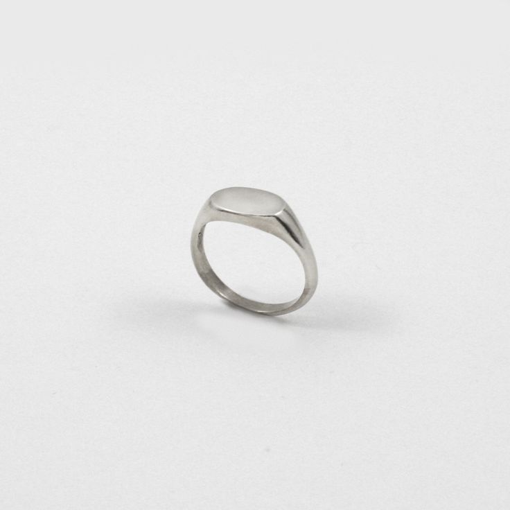 MEREWIF : Shop All : WYATT SIGNET - SILVER Minimalist Open Signet Ring With Engraving Option, Silver Polished Signet Ring For Everyday, Minimalist Oval Sterling Silver Signet Ring, Everyday Sterling Silver Hallmarked Signet Ring, Silver Oval Signet Ring For Everyday, Simple Sterling Silver Signet Ring, Minimalist Oval Sterling Silver Engraved Ring, Everyday Silver Signet Ring With Engraving Option, Silver Signet Ring Stamped 925 For Everyday