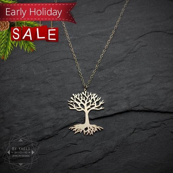 Tree of life necklace, life necklace, tree of #jewelry #necklace @EtsyMktgTool http://etsy.me/2gFcyx8 Tree Of Life Pendant Necklace As Gift, Spiritual Tree Of Life Necklace For Gift, Spiritual Tree Of Life Necklace Gift, Gold Nature-inspired Necklaces For Mother's Day, Nature-inspired Engraved Jewelry For Gifts, Spiritual Tree Of Life Jewelry For Gifts, Spiritual Tree Of Life Jewelry Gift, Spiritual Tree Of Life Jewelry As A Gift, Mother's Day Tree Of Life Necklace Gift For Mom