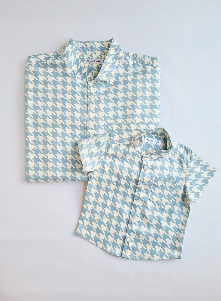 "MATCHING OUTFIT FOR DAD AND SON. This shirts made from 100% cotton fabric.   This outfit for dad and son will be perfect present for Father's day,  birthday celebration or any special occasion. Availeble to order mom and daughter dresses, mom and son outfit in same fabris as dad and son shirts. SIZES: Toddler and boy shirts available for order in sizes 03 months to 9 years. Men's shirt sizes: XS, S, M, L. FABRICS AND STYLES. I have so many cotton fabrics for your best outfits. I always will be Matching Short Sleeve Shirt For Father's Day, Father's Day Matching Short Sleeve Shirt, Family Matching Cotton Shirt For Birthday, Summer Cotton Shirt For Family Occasions, Casual Cotton Shirt For Family Occasions, Cotton Family Matching Shirts, Family Matching Cotton Shirt, Father's Day Matching Family Shirts, Casual Blue Shirt For Father's Day