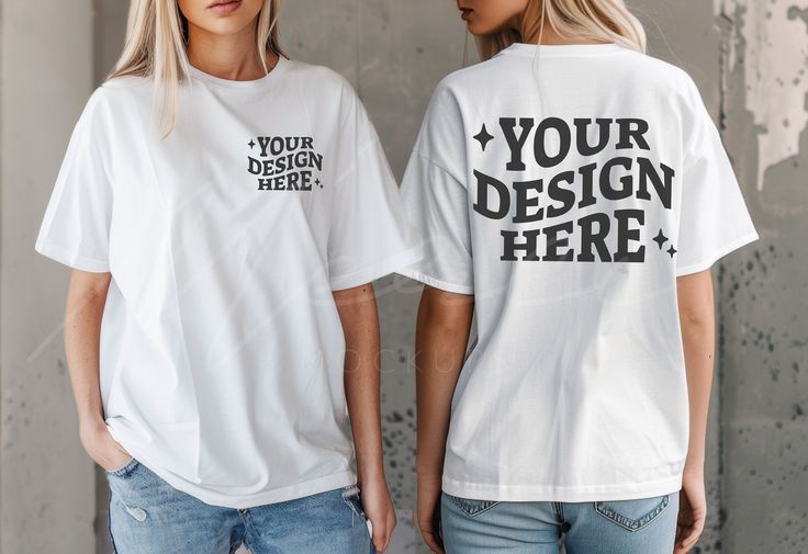 Mock Up White Tshirt, T Shirt Front And Back, White Tee Mockup, T Shirt Mockup Front And Back, Comfort Color Mockup, White Tshirt Mockup Front And Back, Tee Mockup, Logo Mockup, T Shirt Mockup