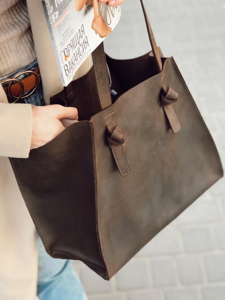 Brown Leather Tote Leather Tote Bag Pull up leather tote | Etsy Trendy Tote Shoulder Bag With Rolled Handles, Brown Satchel With Rolled Handles For Everyday, Brown Everyday Satchel With Rolled Handles, Daily Use Handheld Bags With Rolled Handles, Brown Tote Satchel With Rolled Handles, Brown Shoulder Bag Satchel With Rolled Handles, Brown Shoulder Bag With Rolled Handles For Shopping, On-the-go Tote Satchel With Rolled Handles, Handheld Satchel With Rolled Handles For Everyday Use