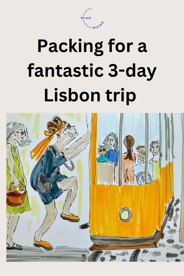 sketch of two women getting in a Lisbon yellow tram, people inside the tram What To Wear In Lisbon In September, Lisbon October Outfits, City Break Outfit Autumn, What To Wear In Lisbon, Lisbon Vacation, Lisbon Trip, Lisbon Falls, Fall Packing, City Break Outfit