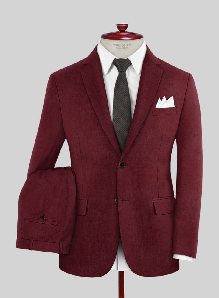 Maroon Suit | Buy Maroon wool suit Online at Best price – StudioSuits Grey Tweed Suit, Maroon Suit, Wool Suits, White Linen Suit, Herringbone Tweed Jacket, Green Velvet Jacket, Peaky Blinders Suit, Royal Blue Suit, Blue Chinos