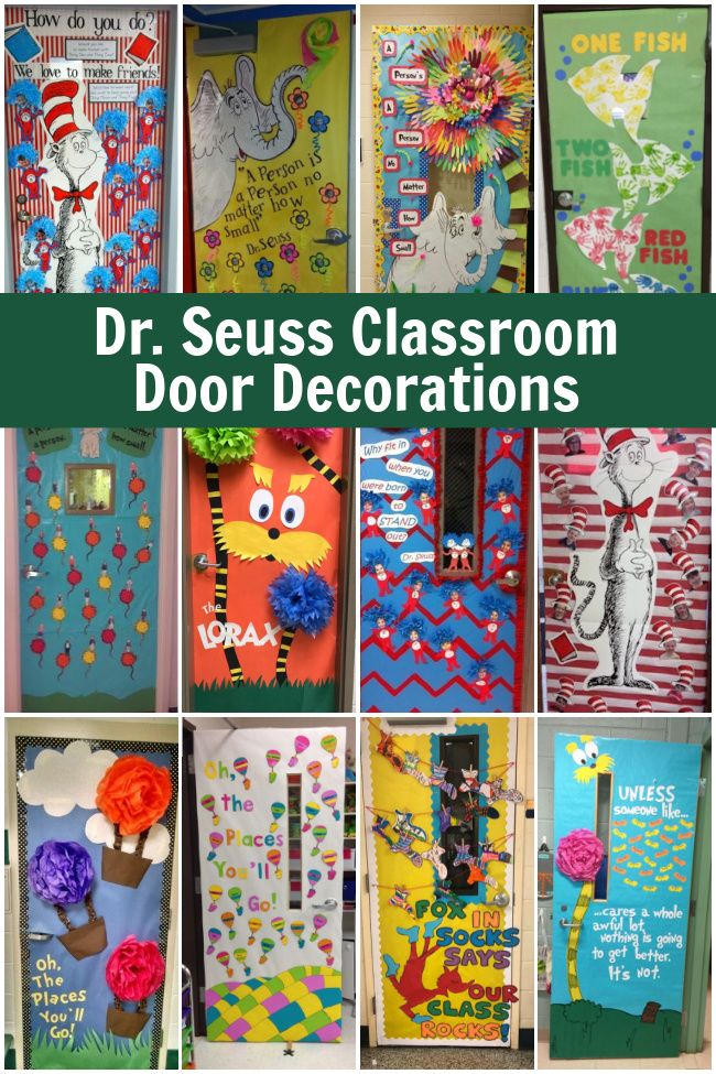 dr seuss classroom door decorations