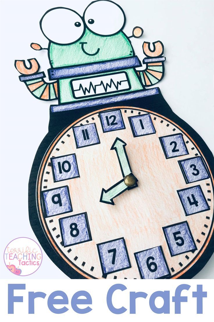 Grade 2 Time Activities, Free Telling Time Games, Telling Time For Kindergarten, Telling Time 1st Grade, Time Anchor Chart 1st Grade, Telling Time Craft, Teaching Time First Grade, Teaching Telling Time, Time Kindergarten Activities