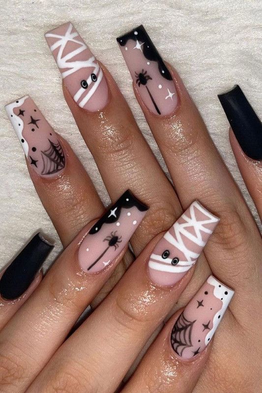 Bat Nail Designs Acrylic, Sneaker Nails, Textured Nails, Purple Halloween Nails, Pink Halloween Nails, Halloween Nails Ideas, Halloween Nail Design, Halloween Nail Ideas, Bat Nails