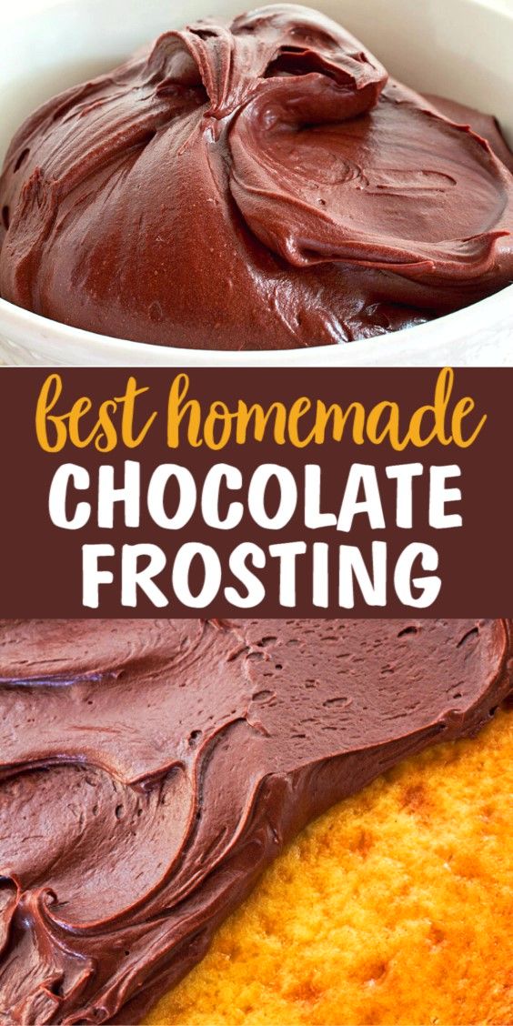 the best homemade chocolate frosting recipe ever