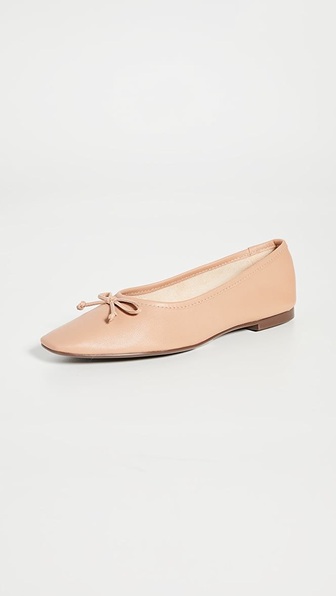 Schutz Arissa Flats | SHOPBOP Casual Calf Leather Flats For Spring, Spring Casual Calf Leather Flats, Casual Calf Leather Flats With Leather Footbed, Effortless Spring Outfit, Nautical Inspired Outfit, Spring Summer Capsule Wardrobe, Capsule Wardrobe Essentials, Spring Capsule, Spring Capsule Wardrobe