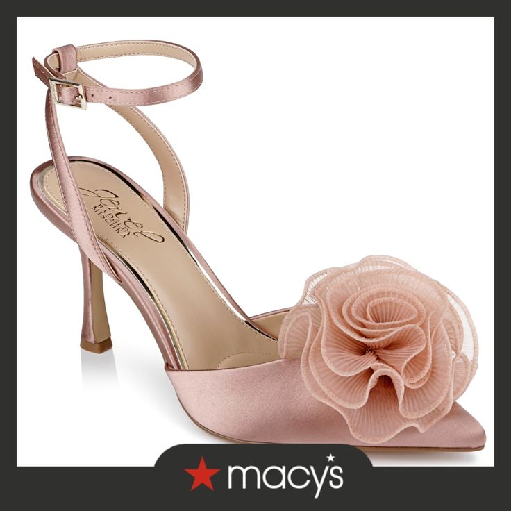 in stock Mauve Heels, Blush Wedding Shoes, Jewel Badgley Mischka, Fashion Shoes Flats, Wedding Shoes Heels, Designer Pumps, Ankle Strap Pumps, Strap Pumps, Pink Heels