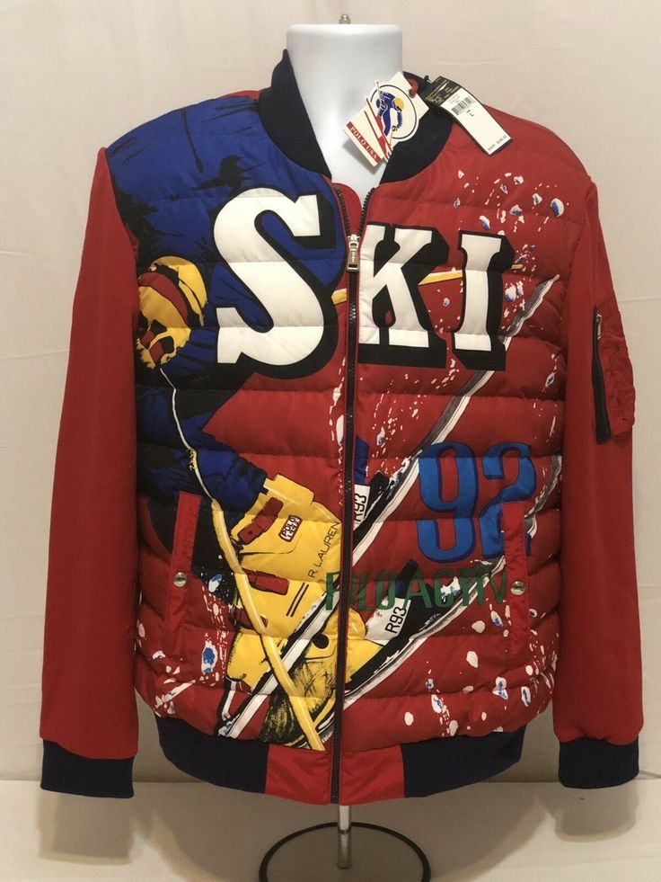 Brand new sold out . Ralph Lauren polo ski 1992 red jacket . Sz large Never use not even tried on ! Look at the pictures for more details The ski group is a 1992 polo collection which was introduced in the 1990s polo himself brought back the collection in 2018. its an exclusive collection from his own label. Don’t mess on this amazing collectible item bid with confidence Best customer satisfaction guaranteed look at my Feedback Fast shipping Don’t miss on this exclusive hard to find Jacket bid w Casual Red Outerwear For Winter Sports, Ralph Lauren Casual Long Sleeve Sport Coat, Ralph Lauren Sport Coat For Winter, Designer Graphic Print Winter Outerwear, Designer Winter Outerwear With Graphic Print, Casual Ralph Lauren Sport Coat, Casual Winter Sports Ski Outerwear, Casual Outerwear For Winter Sports And Ski Season, Casual Outerwear For Ski Season