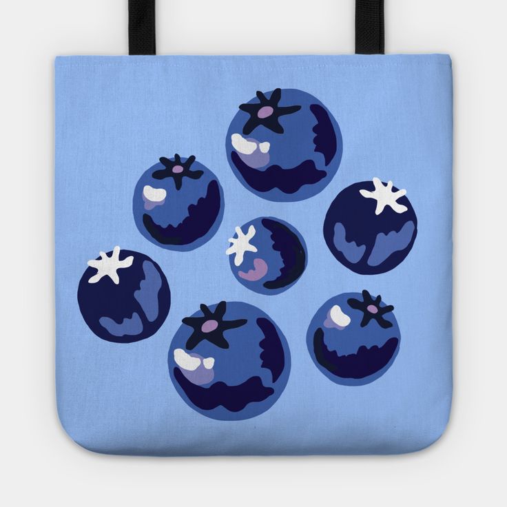 Juicy blueberries. Fruit pattern. I hope you like it. -- Choose from our vast selection of tote bags to match with your desired size to make the perfect custom tote. Pick your favorite: Movies, TV Shows, Art, and so much more! Available in Single Sided Print or Double Sided Print in small, medium, and large. Perfect for work, class, the beach, and leisure. Book Bag Painting Ideas, Canvas Bag Painting Ideas Diy, Hand Painted Canvas Bags, Cute Tote Bag Design Paint, Painted Tote Bag Ideas, Tote Bags Painting, Canvas Bag Painting Ideas, Diy Tote Bag Painting Ideas, Backpack Painting