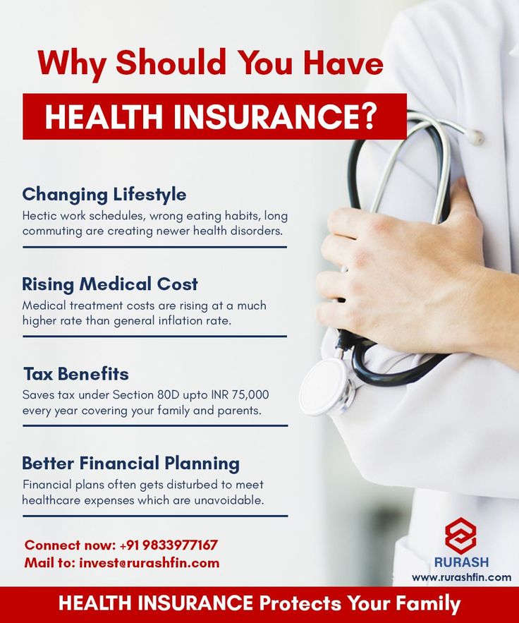 an advertisement for health insurance with a doctor holding a stethoscope