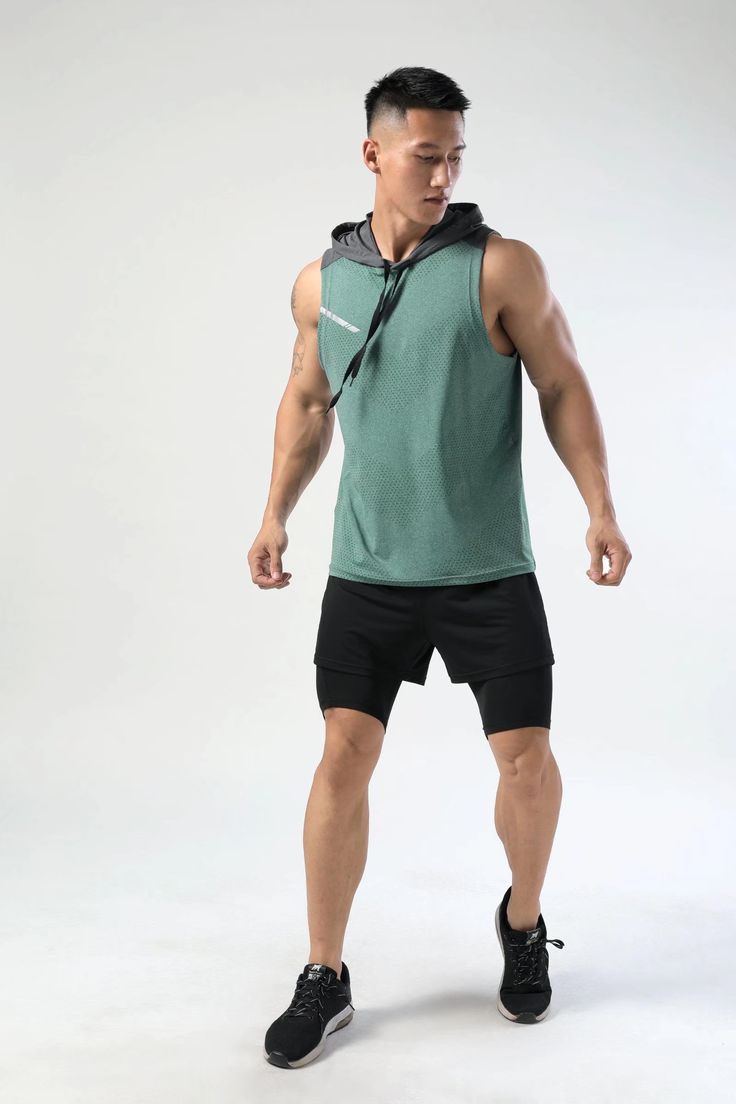 Product Description     Item Type: Sports & Fitness Tank Top  Gender: Men  Material: Polyester, Spandex  Sleeve: Sleeveless  Collar: Hooded  Hooded: Yes  Closure: Pullover  Design: Casual  Features: Breathable, Quick Dry  Application: Gym, Workout, Exercise, Fitness, Bodybuilding, Outdoor, Sports, Running     Load More Images                         VIVINCH 5-POINT HAPPINESS CHECKLIST    FREE shipping provided and it’s not a fake promise. Secured payments via PayPal® Money Back Guarantee Support Sporty Athletic Heather Hoodie For Sports, Functional Moisture-wicking Hoodie For Workout, Functional Moisture-wicking Workout Hoodie, Moisture-wicking Running Vest In Athleisure Style, Functional Sweat-resistant Hoodie For Training, Functional Sweat Resistant Hoodie For Training, Sleeveless Moisture-wicking Activewear For Running, Functional Moisture-wicking Hoodie For Training, Athleisure Sports Hoodie With Moisture-wicking