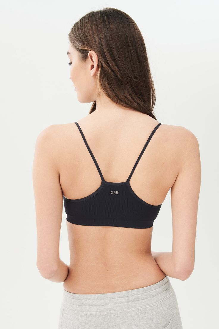 An easy to wear seamless bra designed to go from gym to everyday...seamlessly. Chafe-free fabric lets you move with easy and layers beautifully under any top. BEST FOR: running, yoga, crossfit, barre, pilates, spin class or gym workouts. Model is 5’10” and wears a size XS/S. Barre Pilates, Running Yoga, Spin Class, Seamless Bra, Wear To Work, Free Fabric, Swimsuit Tops, Work Out, Crossfit