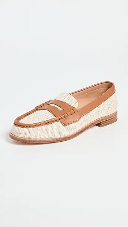 Loeffler Randall Rachel Crochet Raffia Loafers | Shopbop Loeffler Randall Shoes, Natural Branding, Heel Caps, Loeffler Randall, Rubber Heels, Penny Loafers, Brown Suede, Leather Loafers, Flat Shoes Women