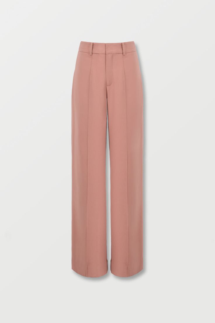 Basic Wide Trousers MEAN BLVD Tailored Ankle-length Wide Leg Pants, Versatile Formal Dress Pants For Spring, Versatile Formal Dress Pants, Straight Leg Dress Pants For Formal Occasions, Chic Full-length Pantsuit For Workwear, Versatile Straight Leg Formal Dress Pants, Tailored Wide Leg Pants For Office, Versatile Straight Leg Dress Pants For Formal Occasions, Spring Formal High-waisted Wide Leg Pants