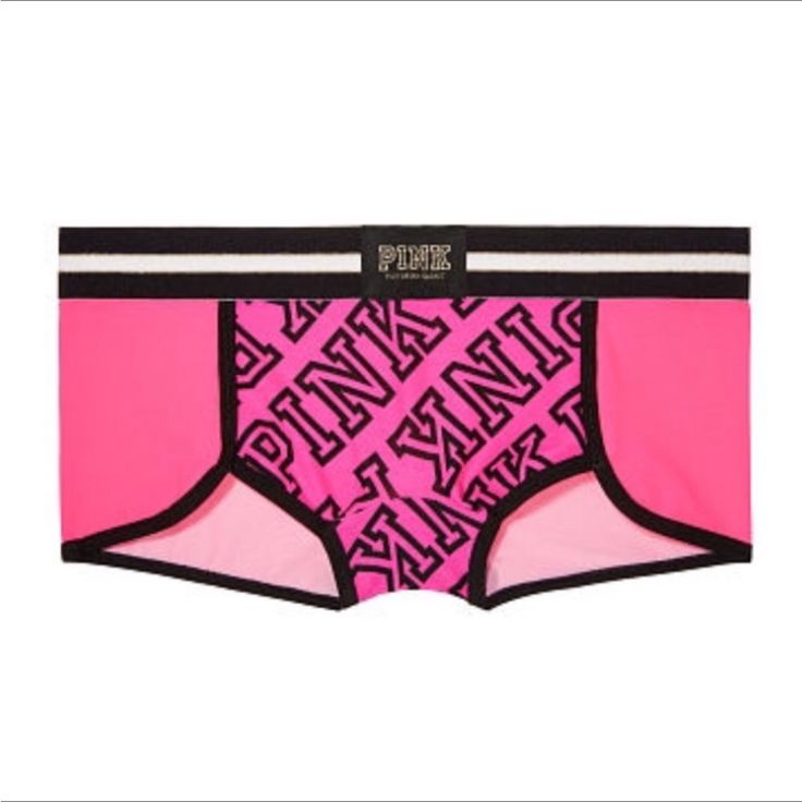 Brand New Size Xsmall :A29 Sporty Pink Boxer Briefs For Sports, Summer Pink Boxer Briefs, Pink Sporty Stretch Boxer Briefs, Sporty Pink Shorts With Letter Print, Sporty Stretch Pink Boxer Briefs, Pink Letter Print Shorts, Pink Short Length Boxer Briefs For Loungewear, Pink Short Boxer Briefs For Loungewear, Pink Boyshorts