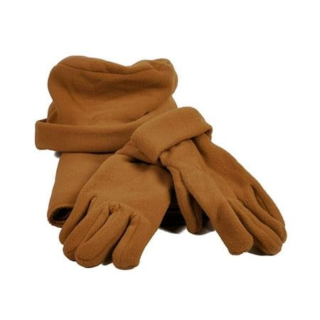 Enjoy the cold months in comfort and style with this three piece winter set. It's all you need over your winter coat--Hat, Scarf and Gloves! Size: One Size.  Color: Brown.  Gender: female.  Age Group: adult. Winter Date Outfit, Winter Date Outfits, Cc Beanie, Cold Prevention, Date Outfit, Fleece Hat, Winter Set, Sports Gloves, Ski Gloves