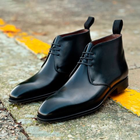 Handmade Black Calf Leather Chukka Boot sold by Unique Handmade Leather Shoes. Shop more products from Unique Handmade Leather Shoes on Storenvy, the home of independent small businesses all over the world. Luxury Formal Chukka Boots With Brogue Detailing, Semi-formal Leather Boots With Almond Toe, Formal Chukka Boots With Snip Toe And Rubber Sole, Business Chukka Boots With Leather Sole And Snip Toe, Leather Chukka Boots For Formal Occasions With Snip Toe, Formal Leather Chukka Boots With Snip Toe, Business Chukka Boots With Snip Toe And Rubber Sole, Business Chukka Boots With Rubber Sole And Snip Toe, Semi-formal Chukka Boots With Leather Sole