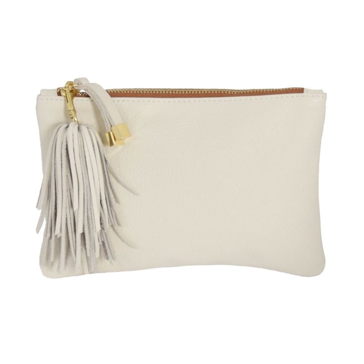 TIP POUCH | CREAM - K.Slade Clutch Pouch, Large Handbags, It Fits, Small Pouches, Drawstring Pouch, Pencil Pouch, Zip Wallet, Custom Bags, Tote Backpack