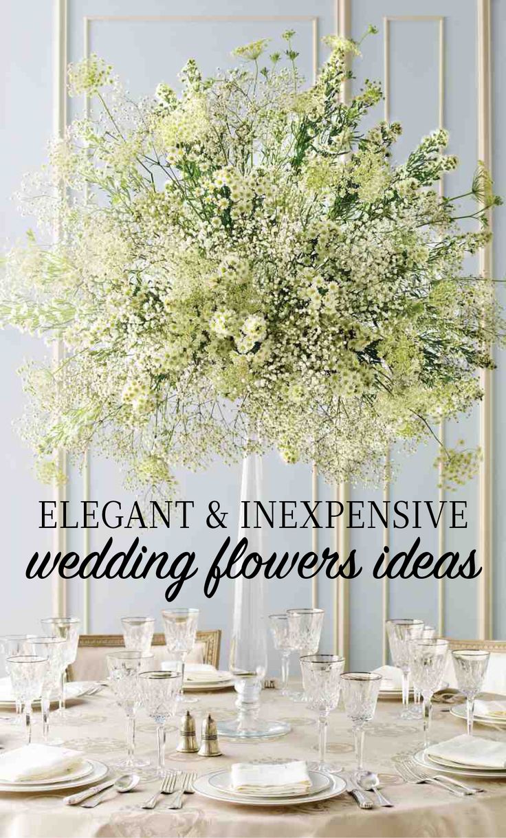 elegant and expensive wedding flowers ideas for the bride's table - cover image with text overlay that reads elegant & expensive wedding flowers ideas