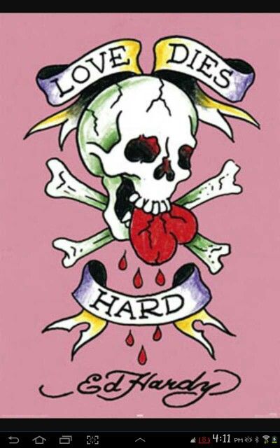 Ed Hardy Iphone Wallpaper Bible, Ed Hardy Designs, Ed Hardy Tattoos, Don Ed Hardy, Wallpaper Bible, Love Tattoo, Christian Audigier, Skull Wallpaper, Love Tattoos