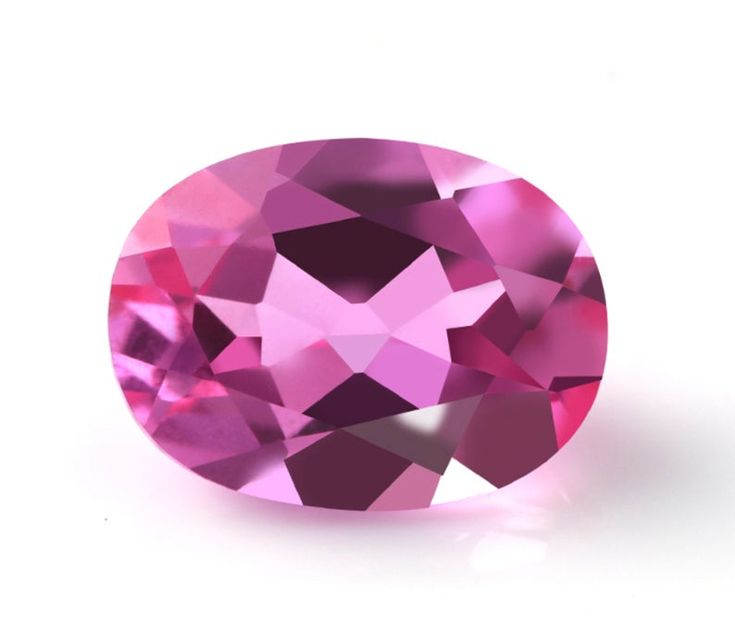 a pink diamond on a white background