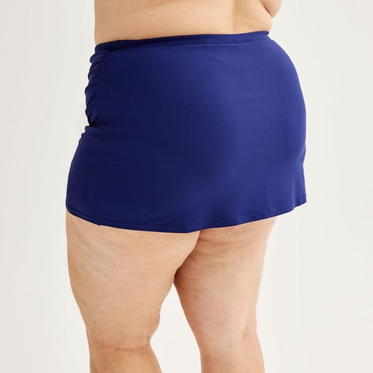 You'll love the sweet swim style of this women's Freshwater skirted swim bottoms.Click on this WOMEN'S GUIDE to find the perfect fit and more! You'll love the sweet swim style of this women's Freshwater skirted swim bottoms. Click on this WOMEN'S GUIDE to find the perfect fit and more! FEATURES Moderate coverage Partially linedFIT & SIZING Midrise sits on the high hipFABRIC & CARE Nylon, spandex Lining: polyester Hand wash and line dry Imported Size: 3X. Color: Blue. Gender: female. Age Group: adult. Blue Swim Skirt With Built-in Shorts, Stretch Skirted Swim Skirt For Pool, Blue Swim Skirt For Swimming, Solid Skirted Swim Skirt For Beach, Stretch Skirted Swim Skirt For Beach, Stretch Swim Skirt For Beach Season, Beach Season Skirted Swim Skirt For Swimming, Beach Season Skirted Swim Skirt For Pool, Skirted Swim Skirt For Pool Beachwear